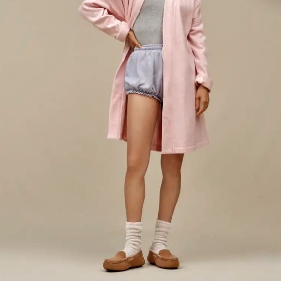 UGG Women’s Ansley Suede Slippers Sz 8 Tan - Picture 4 of 11